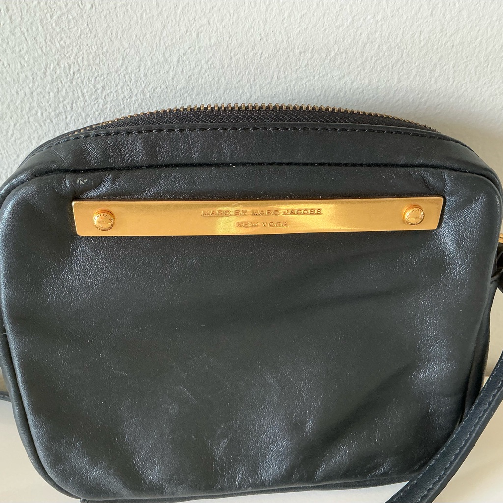 Marc Jacob Black Leather Bag